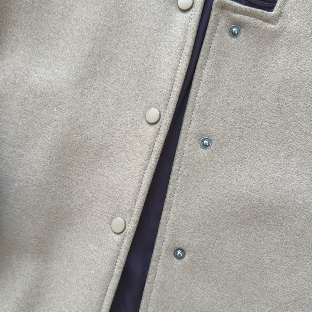 All Saints Lucas Wool Bomber Women’s Varsity Jacket - Picture 6 of 9